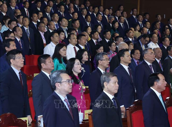 Các đại biểu dự buổi lễ. Ảnh: Thống Nhất – TTXVN