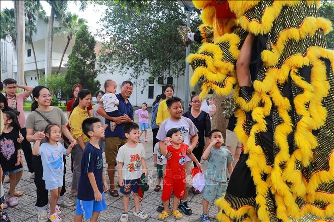 Chương trình nhận được sự yêu thích của các bạn nhỏ. Ảnh: Khánh Hoà - TTXVN