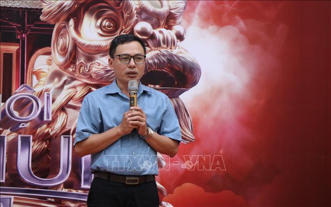 Ông Nguyễn Thiên Bình, Phó Giám đốc Sở Văn hoá, Thể thao và Du lịch thành phố Huế phát biểu. Ảnh: Văn Dũng - TTXVN