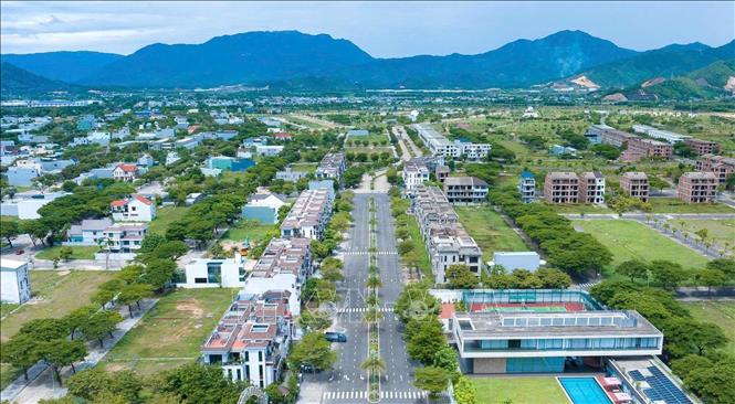 Sau khi được tháo gỡ vướng mắc, dự án Khu đô thị sinh thái Quan Nam – Thuỷ Tú (Golden Hills City, phường Liên Chiểu, thành phố Đà Nẵng) được tăng tổng mức đầu tư từ 4.400 tỷ lên gần 15.500 tỷ đồng. Ảnh: Quốc Dũng - TTXVN