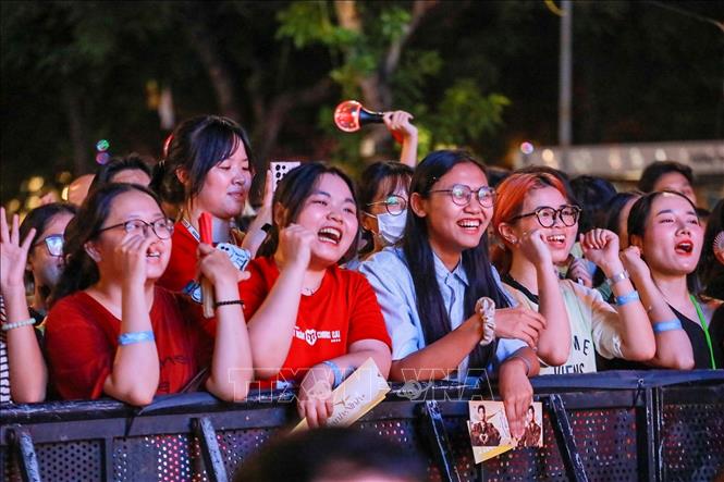 Chương trình nhận được sự yêu thích của đông đảo khán giả. Ảnh: Khánh Hoà - TTXVN
