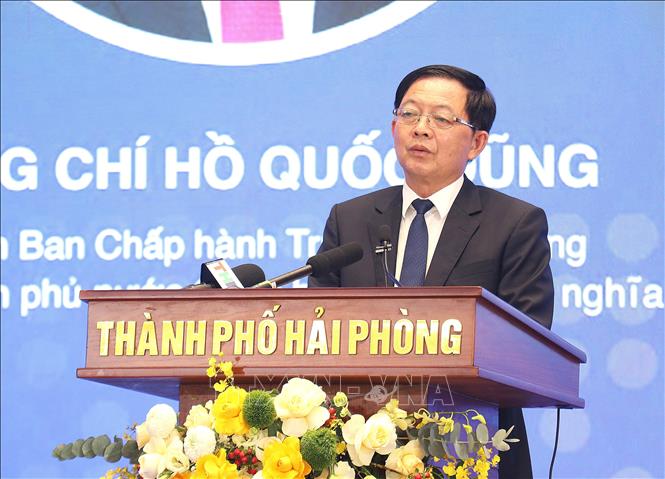 Phó Thủ tướng Hồ Quốc Dũng phát biểu chỉ đạo tại Diễn đàn. Ảnh: Hoàng Ngọc - TTXVN 
