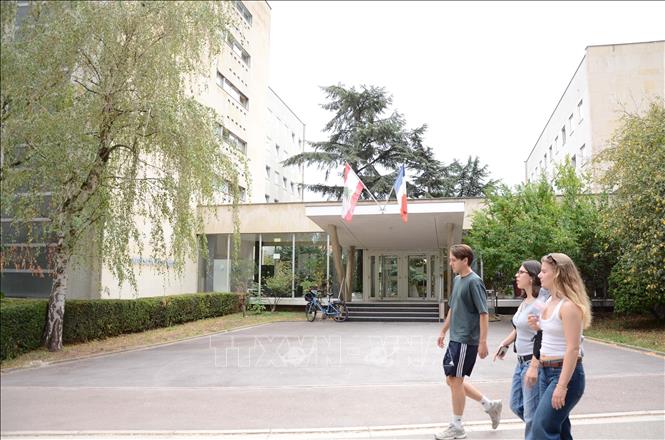 Nhà Liban tại Cư xá Đại học Quốc tế Paris, nơi lưu trú và giao lưu của sinh viên, nhà nghiên cứu đến từ nhiều quốc gia. Ảnh: Hữu Chiến - PV TTXVN tại Pháp