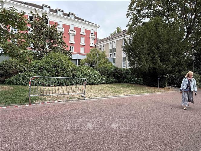 Nhà Canada tại Cư xá Đại học Quốc tế Paris, được xây dựng từ những năm đầu hình thành Cư xá và khánh thành năm 1926. Ảnh: Hữu Chiến - PV TTXVN tại Pháp
