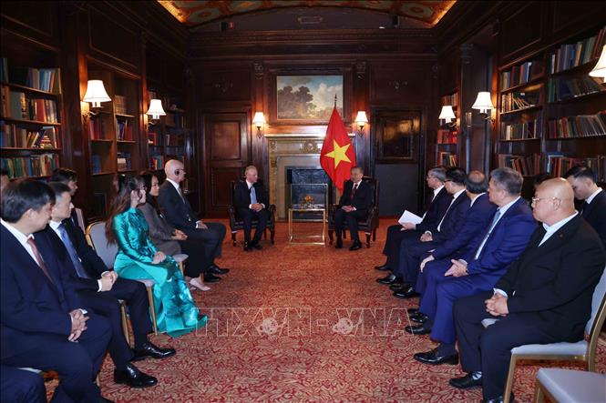 Tổng Bí thư, Chủ tịch nước Tô Lâm tiếp ông Brendan Nelson, Chủ tịch Boeing Global, Phó Chủ tịch cấp cao Tập đoàn Boeing. Ảnh: Thống Nhất – TTXVN
