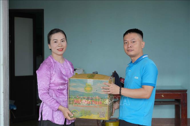 Việc bán hàng trên nền tảng số giúp doanh nghiệp, hợp tác xã mở rộng kênh bán hàng. Ảnh: Hữu Quyết – TTXVN