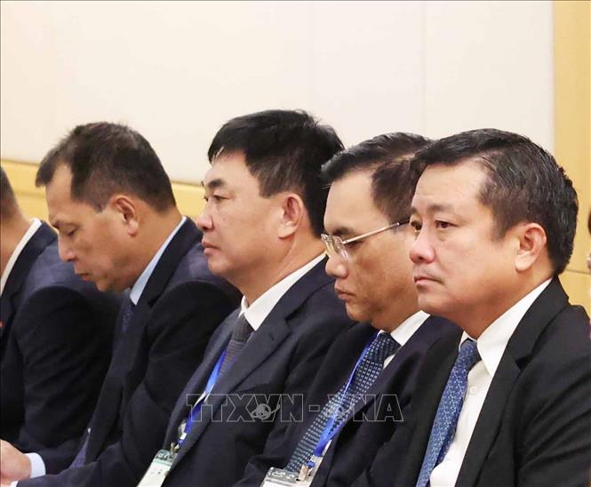 Các đại biểu tham dự Toạ đàm bàn tròn cấp cao với các doanh nghiệp lớn của Hoa Kỳ. Ảnh: Thống Nhất – TTXVN