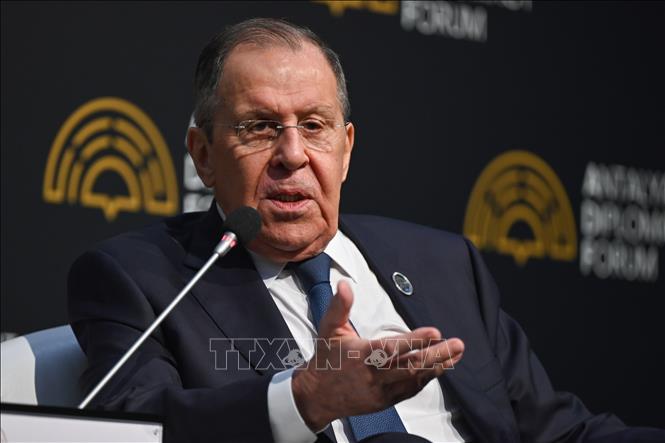 Ngoại trưởng Nga Sergey Lavrov. Ảnh: THX/TTXVN phát