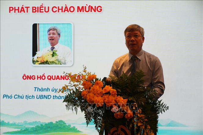 Phó Chủ tịch UBND thành phố Đà Nẵng Hồ Quang Bửu phát biểu chào mừng Hội thảo. Ảnh: Anh Dũng – TTXVN