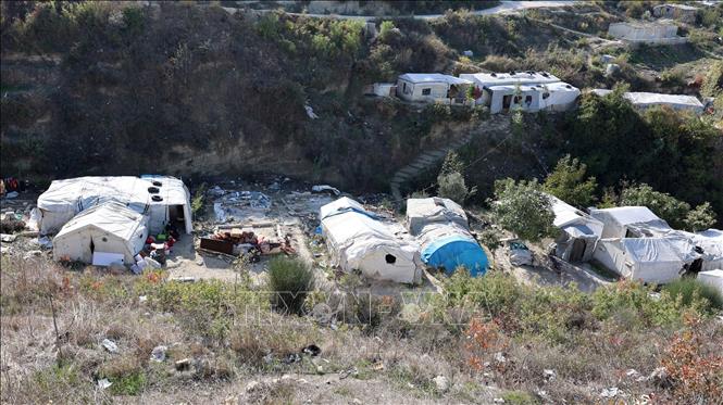 Một trại tạm cư ở tỉnh Idlib, Syria. Ảnh: THX/TTXVN phát
