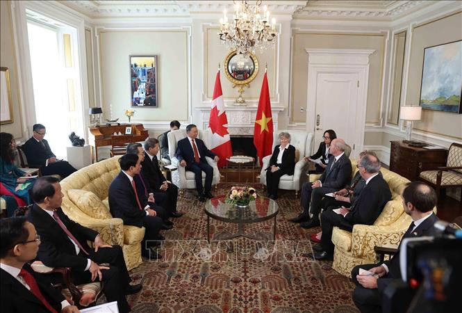 Tổng Bí thư, Chủ tịch nước Tô Lâm hội kiến với Toàn quyền Canada Louise Arbour. Ảnh: Thống Nhất – TTXVN