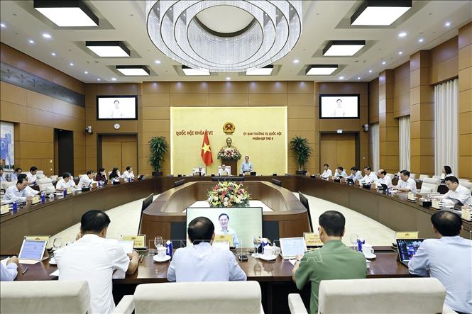 Quang cảnh phiên họp. Ảnh: Doãn Tấn - TTXVN