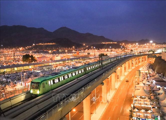 Quang cảnh thành phố Mecca, Saudi Arabia (Arập Xêút). Ảnh: THX/TTXVN phát