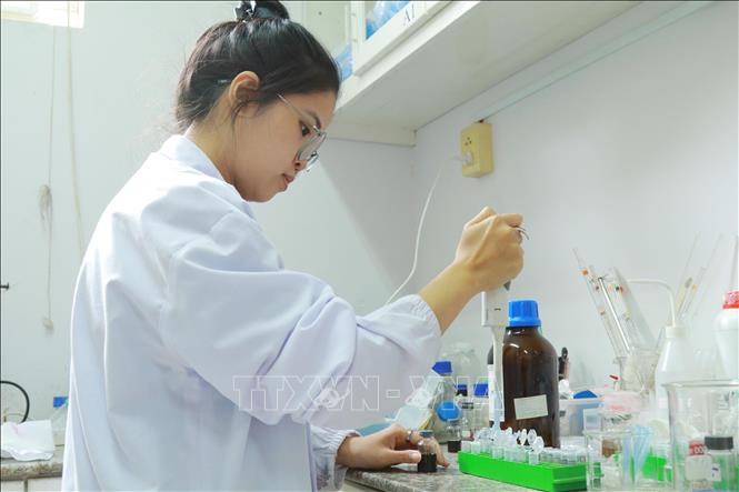 Trung tâm Nghiên cứu triển khai Khu Công nghệ cao Thành phố Hồ Chí Minh định hướng thành trung tâm xuất sắc trong chuyển đổi số và chuyển đổi xanh. Ảnh: Thu Hoài - TTXVN