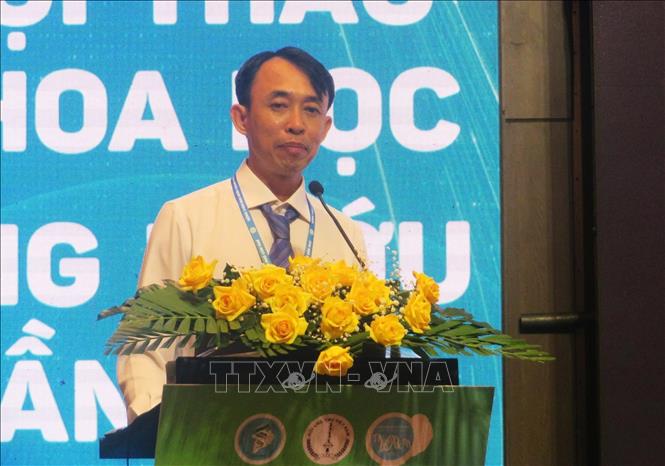  Các diễn giả trong và ngoài nước trình bày tham luận. Ảnh: Ánh Tuyết - TTXVN