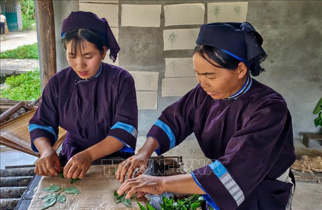 Nhờ chủ trương phát triển du lịch, nhiều nét văn hóa truyền thống của đồng bào các dân tộc tỉnh Cao Bằng được giữ gìn và phát triển. Ảnh: Quốc Đạt - TTXVN
