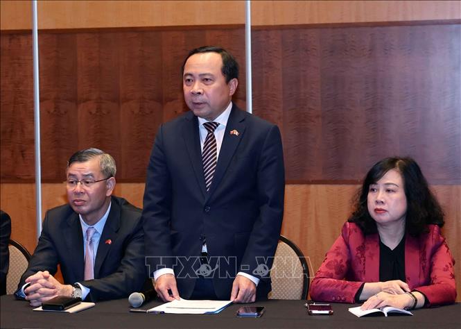 Bộ trưởng Bộ Khoa học và Công nghệ Vũ Hải Quân phát biểu. Ảnh: Thống Nhất – TTXVN
