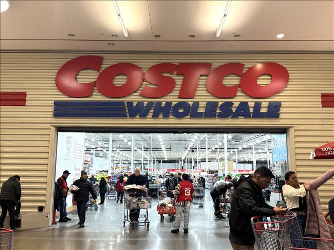 Một cửa hàng của Costco tại khu Wheaton, bang Maryland.	Ảnh: Đoàn Hùng - P/v TTXVN tại Mỹ
