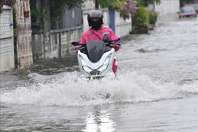 Ngập lụt tại thủ đô Bangkok, Thái Lan, ngày 26/9/2026. Ảnh: THX/TTXVN phát