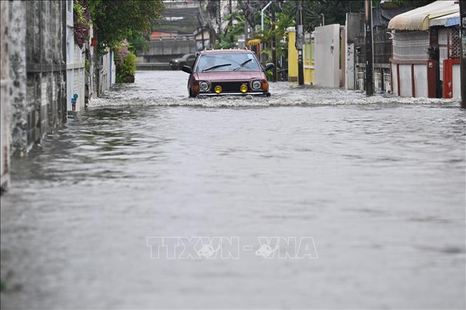 Ngập lụt tại thủ đô Bangkok, Thái Lan, ngày 26/9/2026. Ảnh: THX/TTXVN phát