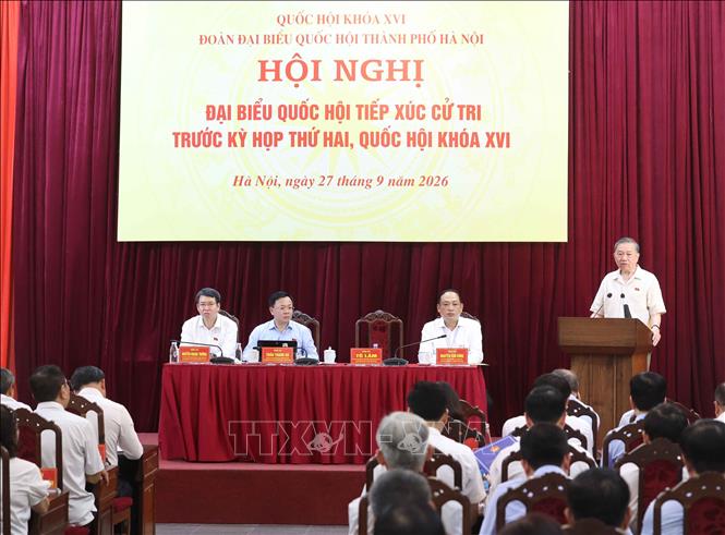 Tổng Bí thư, Chủ tịch nước Tô Lâm phát biểu. Ảnh: Thống Nhất – TTXVN