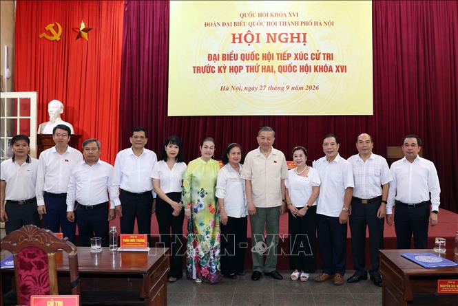 Tổng Bí thư, Chủ tịch nước Tô Lâm và các đại biểu. Ảnh: Thống Nhất – TTXVN
