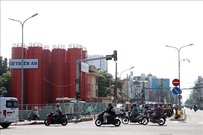 Dự án metro Bến Thành - Tham Lương đang được triển khai thi công, từ nguồn vốn đầu tư công. Ảnh: Tiến Lực - TTXVN