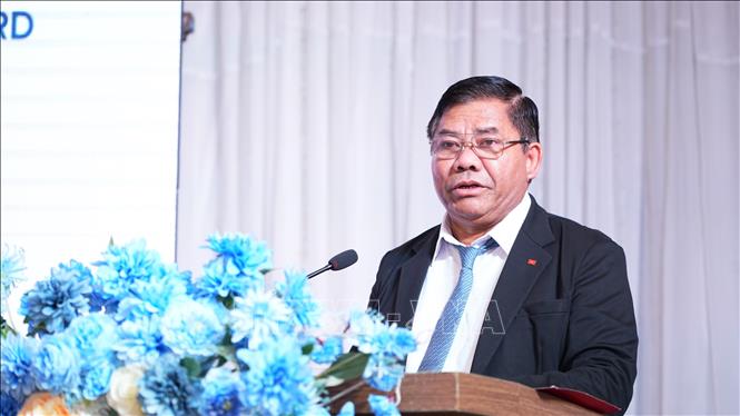 Thứ trưởng Bộ Dân tộc và Tôn giáo Y Thông phát biểu. Ảnh: Thanh Tân – TTXVN