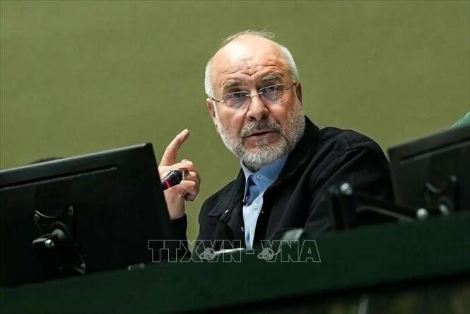 Trưởng đoàn đàm phán Iran, Chủ tịch Quốc hội Mohammad Bagher Ghalibaf. Ảnh: THX/TTXVN phát