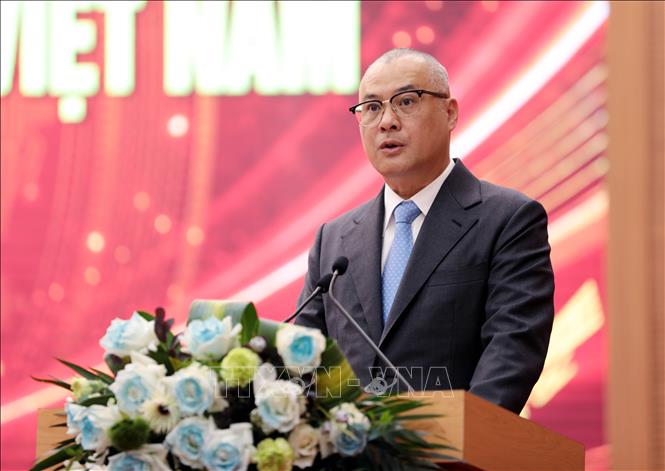Bí thư Tỉnh ủy Phú Thọ Phạm Đại Dương phát biểu chào mừng và khai mạc Hội thảo. Ảnh: Tạ Toàn TTXVN