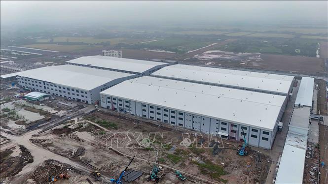 Nhà máy Bestway khánh thành ngày 19/9/2026, là nhà máy đầu tiên đi vào hoạt động tại Khu công nghiệp VSIP Cần Thơ. Ảnh: Thanh Liêm - TTXVN