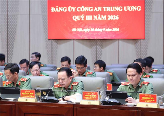 Delegates attend the meeting. VNA Photo: Thống Nhất 