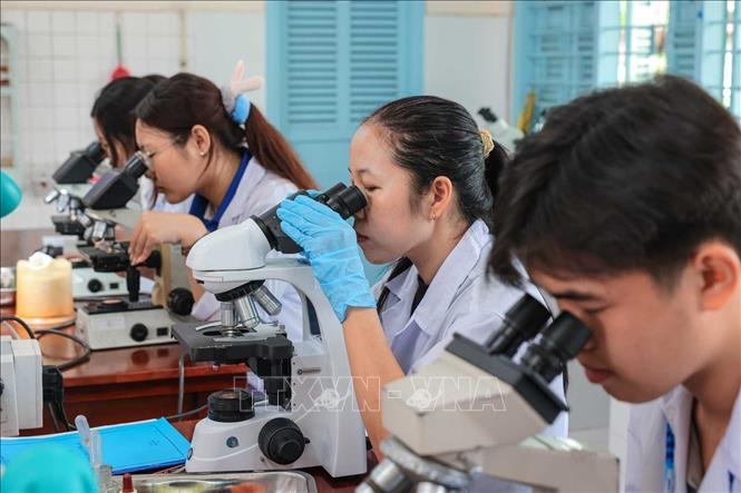 Đại học Cần Thơ - một trong những cơ sở giáo dục đại học trọng điểm của vùng Đồng bằng sông Cửu Long, giữ vai trò quan trọng trong đào tạo nguồn nhân lực và nghiên cứu khoa học, góp phần cung cấp nguồn nhân lực chất lượng cao phục vụ phát triển kinh tế - xã hội của Cần Thơ và toàn vùng. Ảnh: Hoàng Hiếu – TTXVN