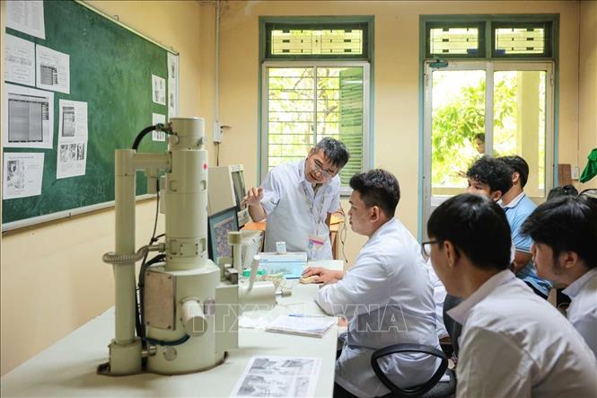 Đại học Cần Thơ đẩy mạnh phong trào nghiên cứu khoa học, đổi mới sáng tạo và chuyển giao các kết quả nghiên cứu vào thực tiễn, góp phần giải quyết những vấn đề đặt ra trong phát triển kinh tế - xã hội của vùng. Ảnh: Hoàng Hiếu - TTXVN