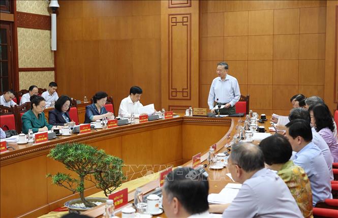 Tổng Bí thư, Chủ tịch nước Tô Lâm phát biểu chỉ đạo. Ảnh: Thống Nhất – TTXVN