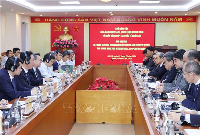 Quang cảnh buổi làm việc. Ảnh: Phương Hoa - TTXVN