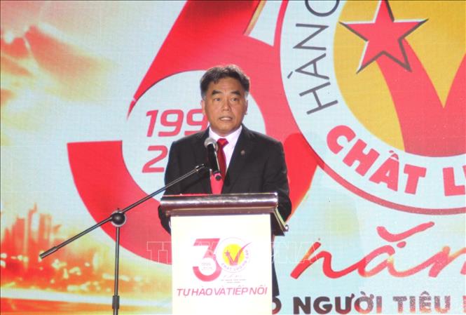Ông Nguyễn Lộc Hà, Phó Chủ tịch Thường trực UBND Thành phố Hồ Chí Minh phát biểu tại sự kiện. Ảnh: Mỹ Phương – TTXVN. 
