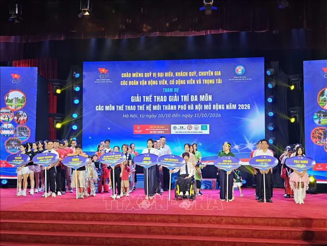 Giải đấu quy tụ hơn 600 vận động viên đến từ nhiều tỉnh, thành phố trên cả nước. Ảnh: Nam Sương - TTXVN