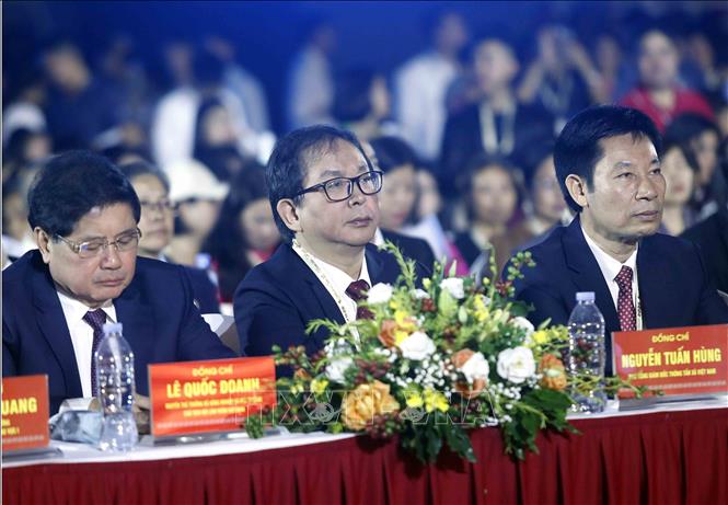 Đại biểu tham dự buổi lễ. Ảnh: Quang Quyết - TTXVN