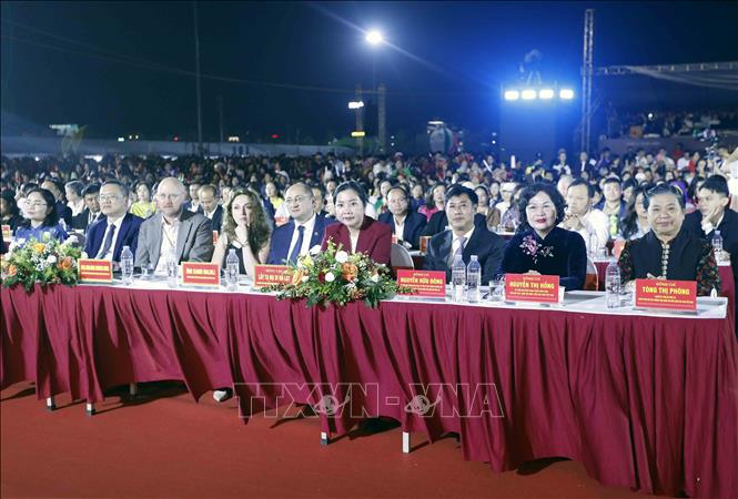 Đại biểu tham dự buổi lễ. Ảnh: Quang Quyết - TTXVN