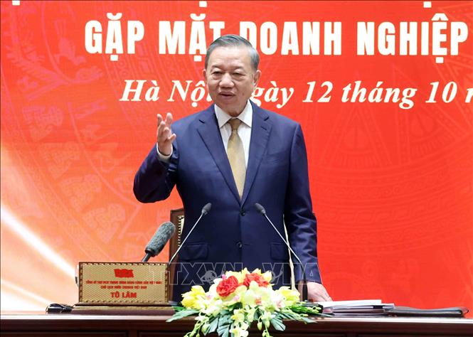 Tổng Bí thư, Chủ tịch nước Tô Lâm phát biểu. Ảnh: Thống Nhất – TTXVN