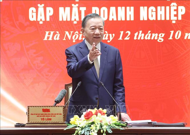 Tổng Bí thư, Chủ tịch nước Tô Lâm phát biểu. Ảnh: Thống Nhất – TTXVN