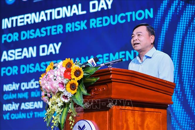 Ông Nguyễn Hoàng Hiệp, Thứ trưởng Bộ Nông nghiệp và Môi trường phát biểu khai mạc. Ảnh: Lê Đông - TTXVN