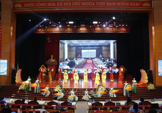 Phần dự thi của các đội. Ảnh: Thanh Thương- TTXVN