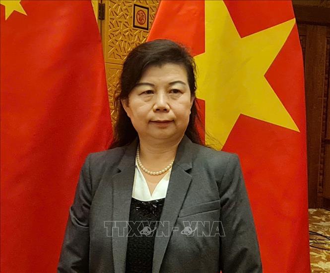 Bà Lưu Anh, nghiên cứu viên Viện Nghiên cứu Tài chính Trùng Dương, Đại học Nhân dân Trung Quốc, nhận định chuyến thăm Trung Quốc của Chủ tịch Quốc hội Trần Thanh Mẫn có ý nghĩa quan trọng. Ảnh: Quang Hưng - PV TTXVN tại Trung Quốc