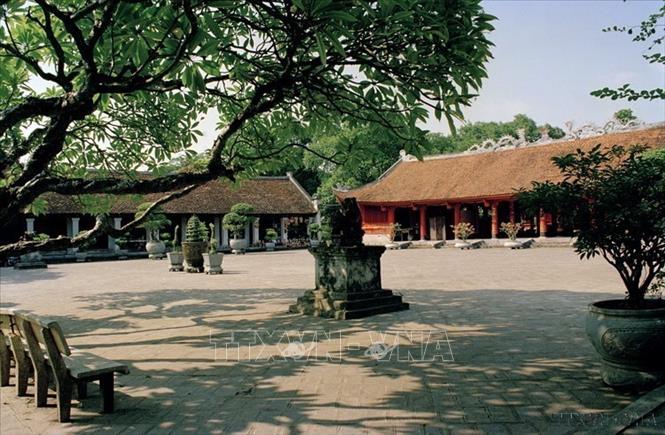 Khu Thái Học trong Văn Miếu - Quốc Tử Giám (ảnh chụp năm 1999). Ảnh: Phùng Triệu - TTXVN