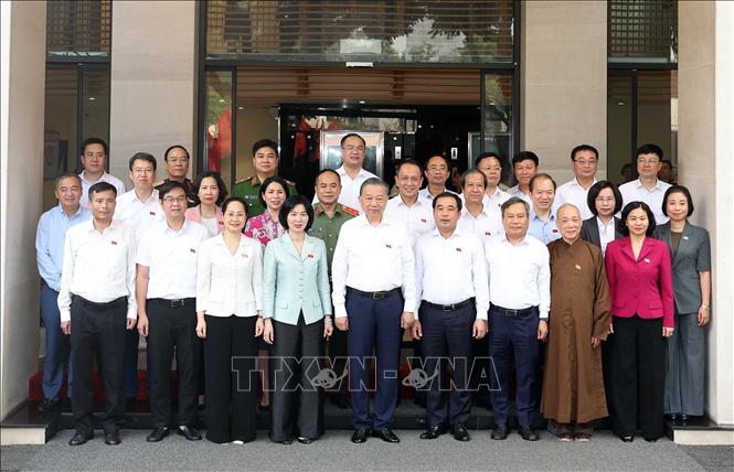 Tổng Bí thư, Chủ tịch nước Tô Lâm và các đại biểu. Ảnh: Thống Nhất – TTXVN
