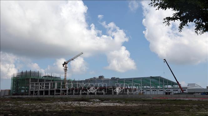 Hạ tầng đồng bộ tại Khu công nghiệp Tam Thăng, thành phố Đà Nẵng. Ảnh: Trần Tĩnh - TTXVN