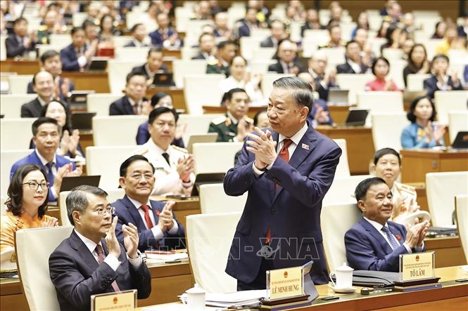 Tổng Bí thư, Chủ tịch nước Tô Lâm dự khai mạc Kỳ họp thứ hai, Quốc hội khóa XVI. Ảnh: Doãn Tấn – TTXVN