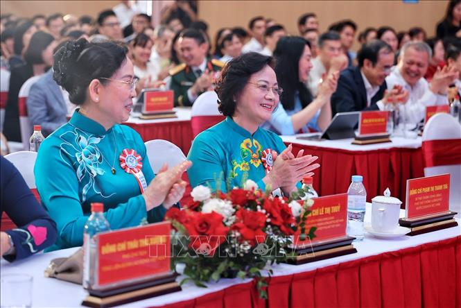 Bí thư Trung ương Đảng, Phó Thủ tướng Phạm Thị Thanh Trà dự sự kiện. Ảnh: Phạm Tuấn Anh - TTXVN